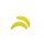 Bienenmade gelb sinkend Banane